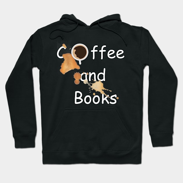 COFFEE AND BOOKS Hoodie by Syntax Wear